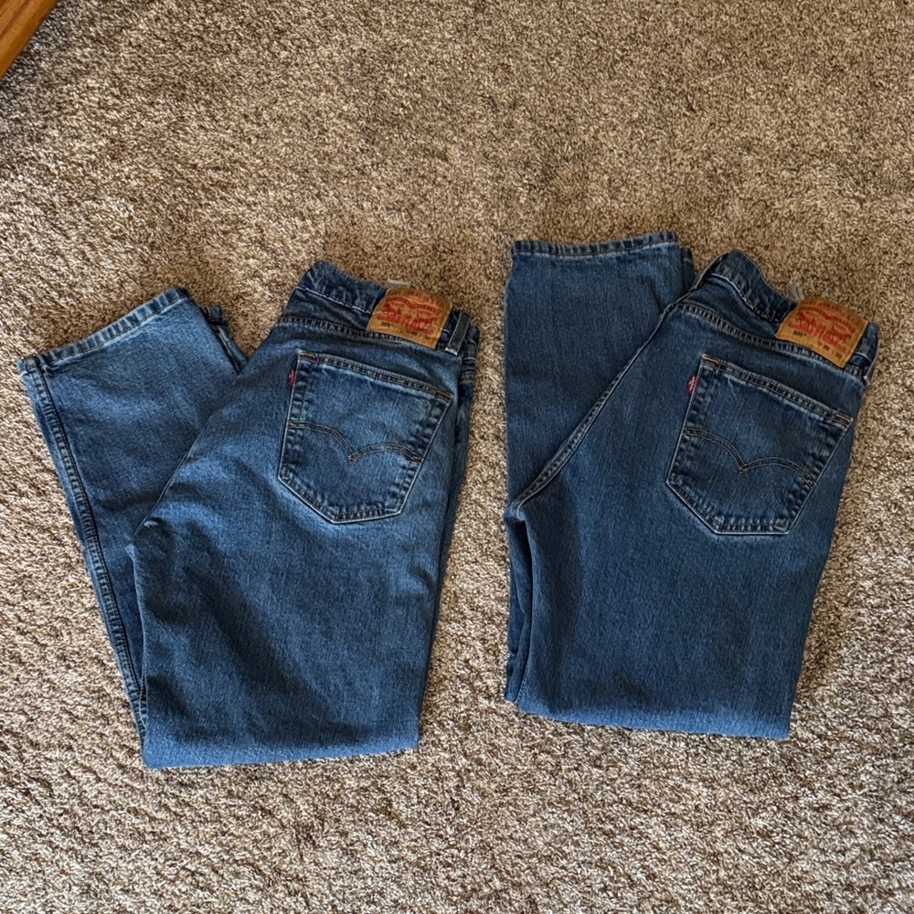 Levi's Men's 505 jeans 2 pairs 35 x 30